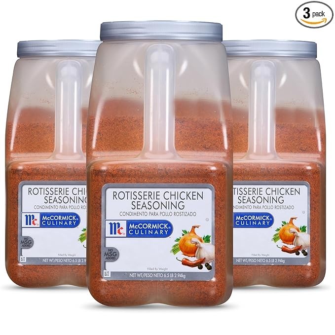 McCormick Culinary Rotisserie Chicken Seasoning, 6.5 lb (Pack of 3) – Three 6.5