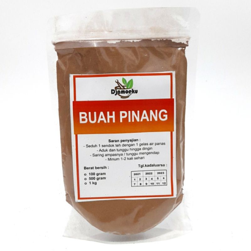 Areca Nut (Betel Nut) Powder 500g Fine Ground Traditional Culinary Botanical