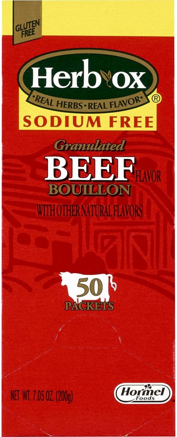Beef Chicken Sodium Free Bouillon Packets 100 Gluten Free Dry Bundle 400 g