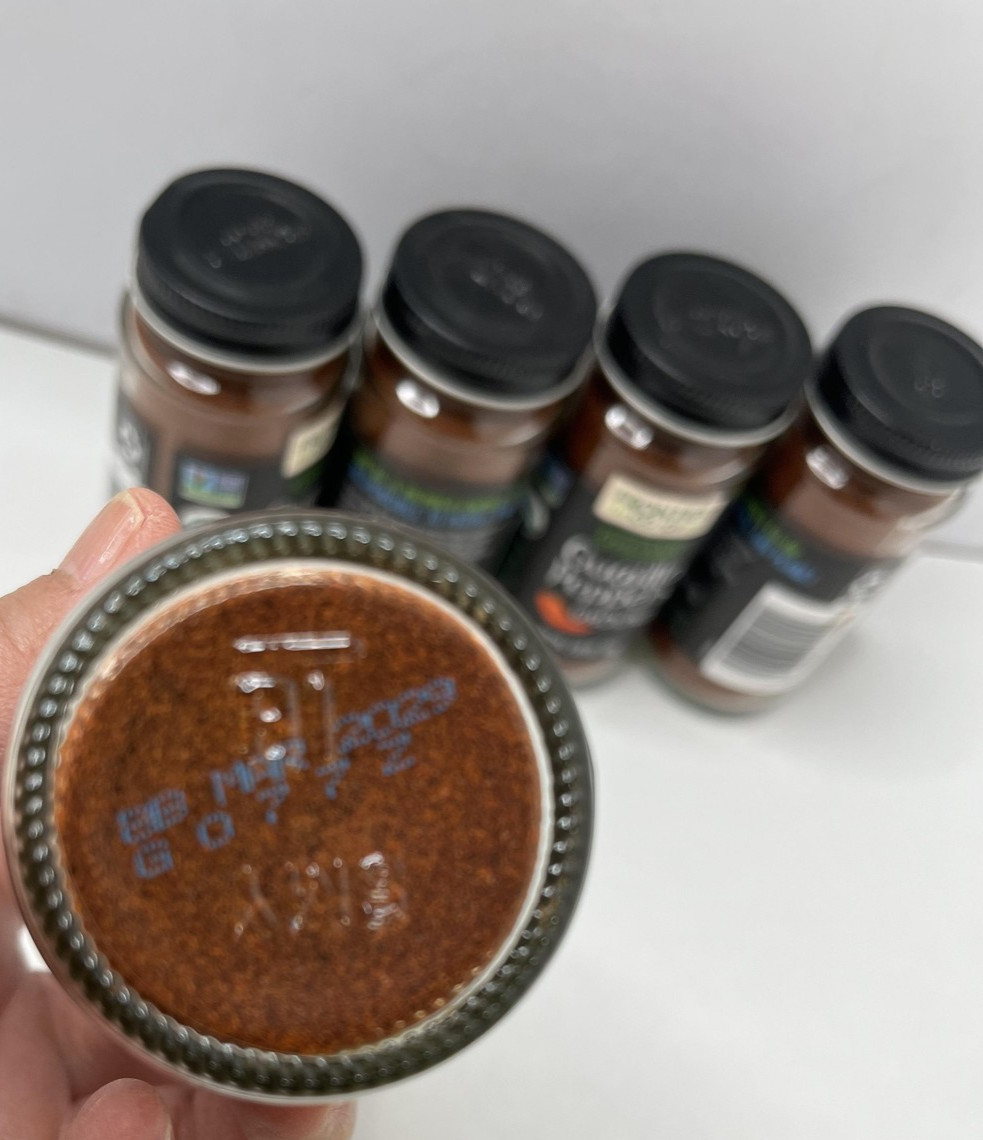 Frontier Co-op Organic Guajillo Peppers Ground 2.08oz Lot 5 Jars BB MAR 2029
