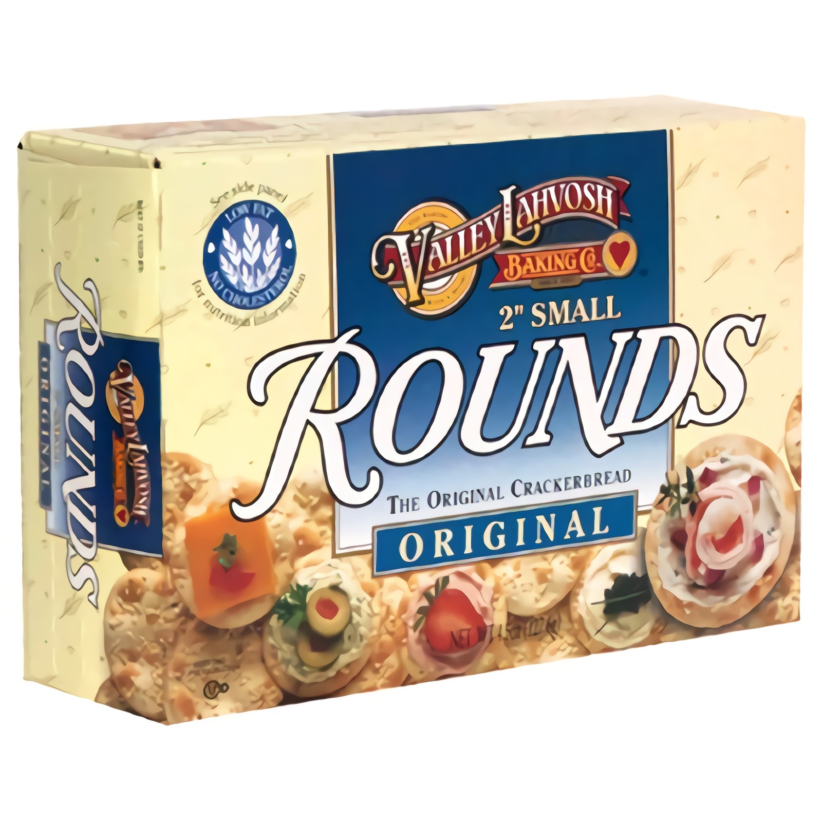 Valley Lahvosh Rounds Crackerbread, Original, 2-Inch Round, 4.5-Ounce Boxes (Pac