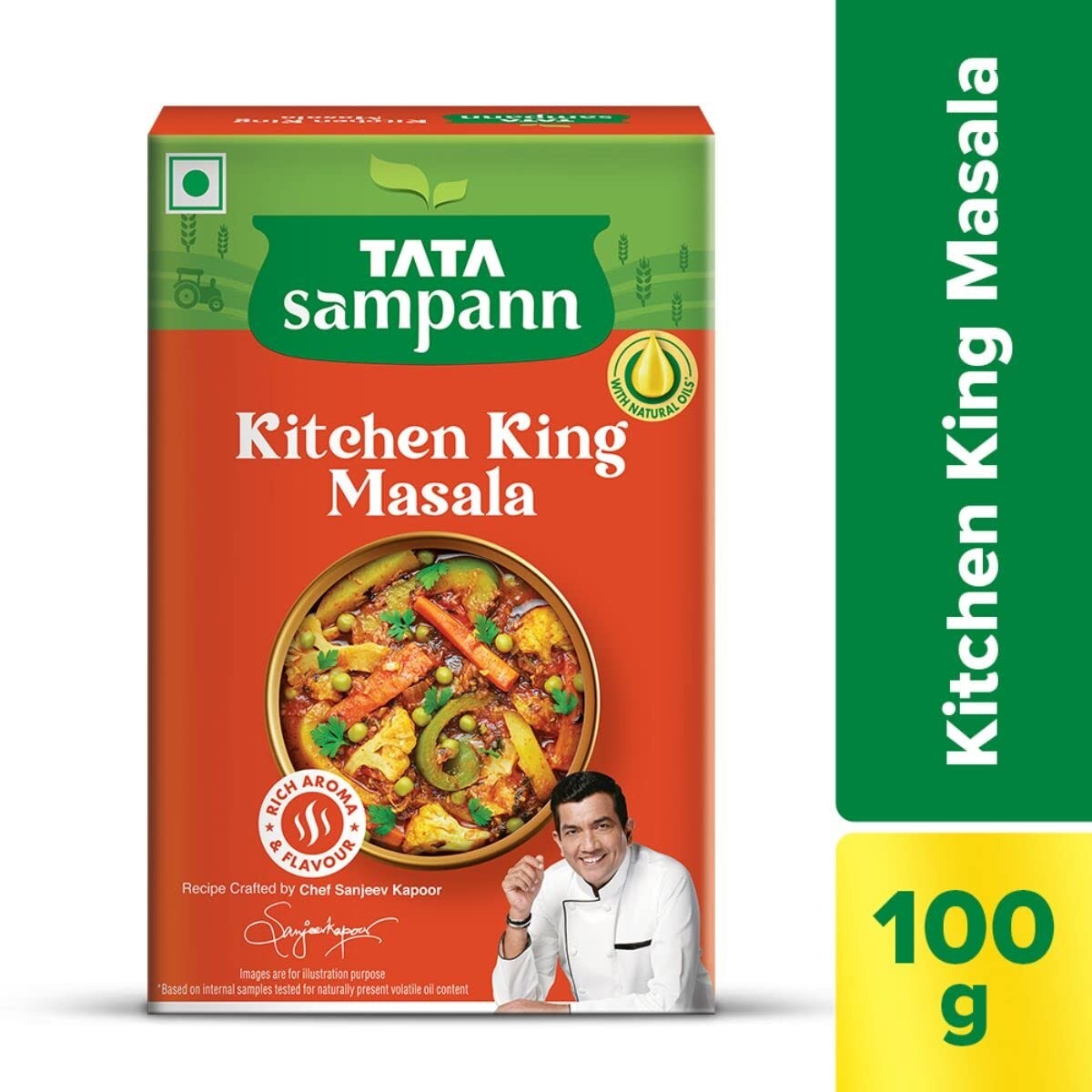 Tata Sampann Kitchen King Masala with Natural Oils 100g, Free Ship