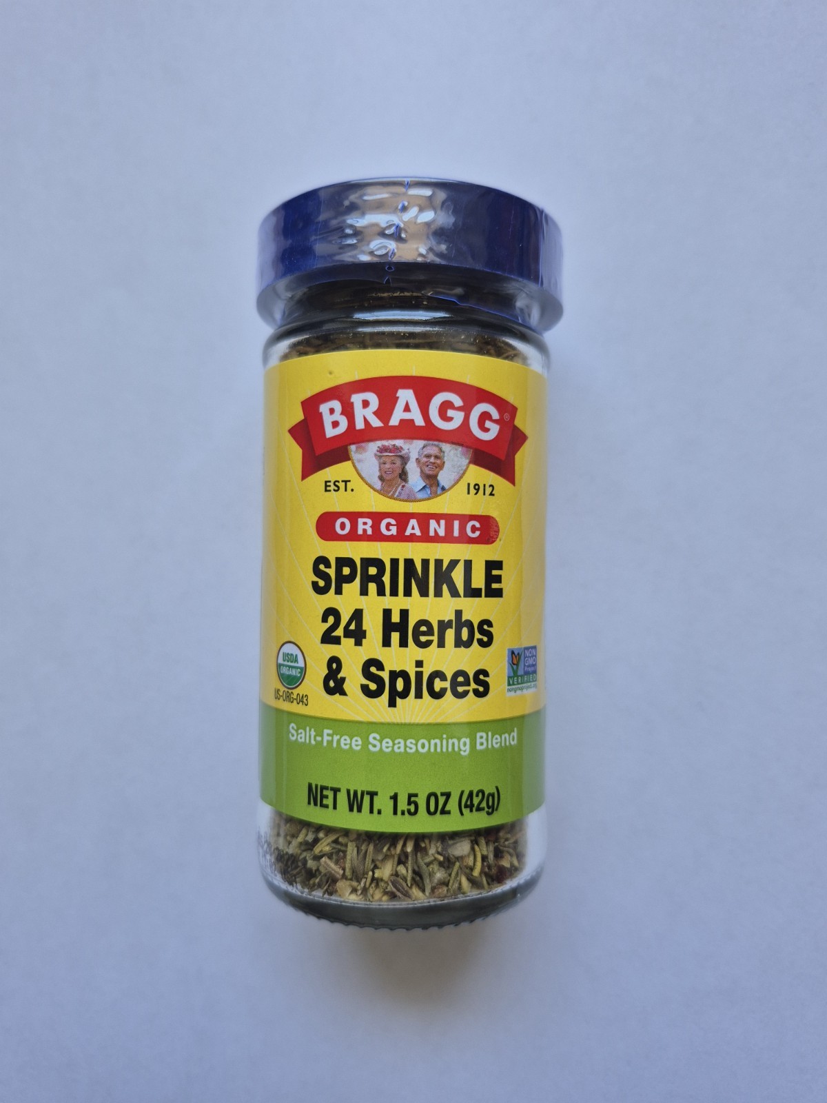 Bragg Organic Sprinkle 24 Herbs & Spices, Salt-Free Seasoning 1.5 oz