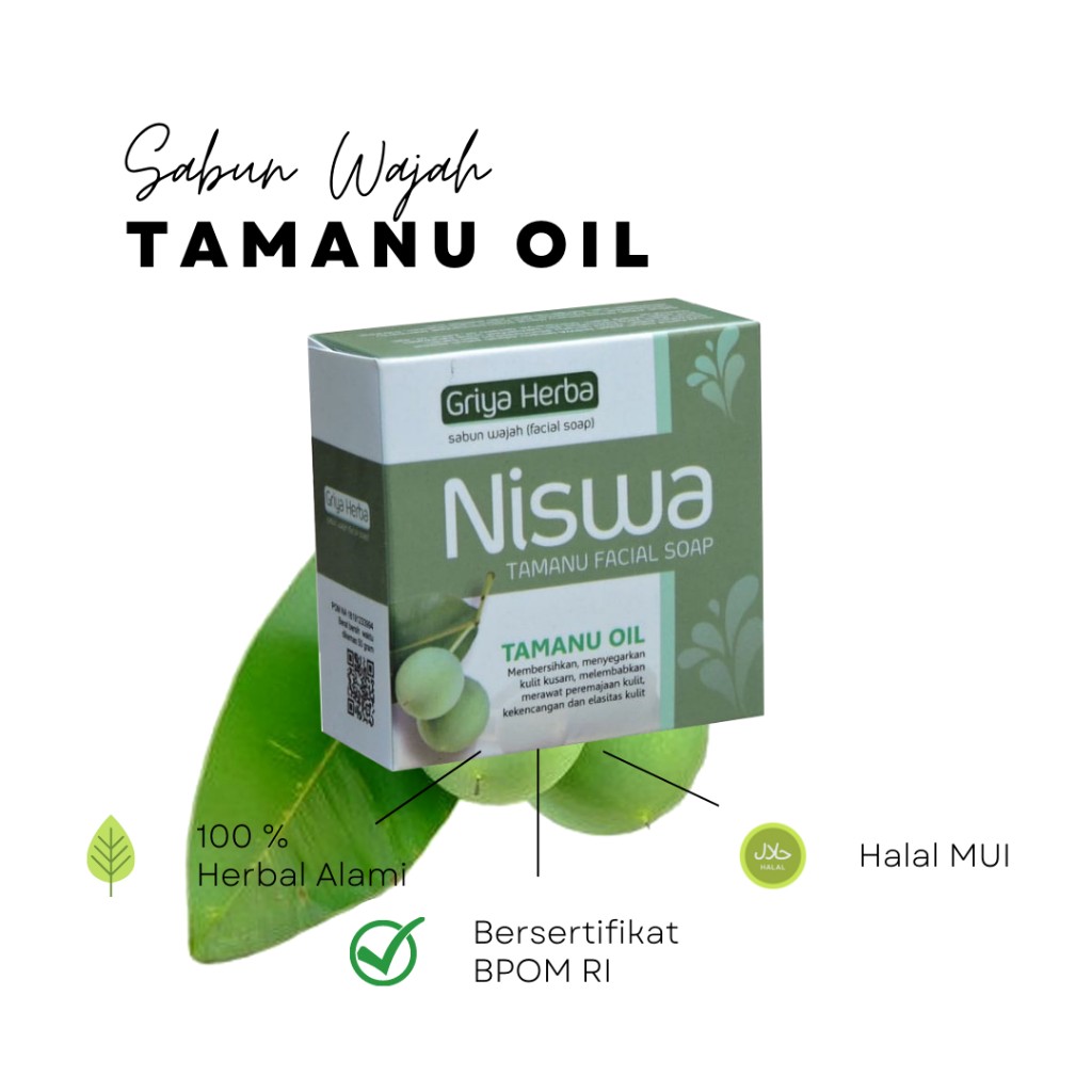 Tamanu Facial Soap Bar 50g gentle herbal cleansing aroma ritual