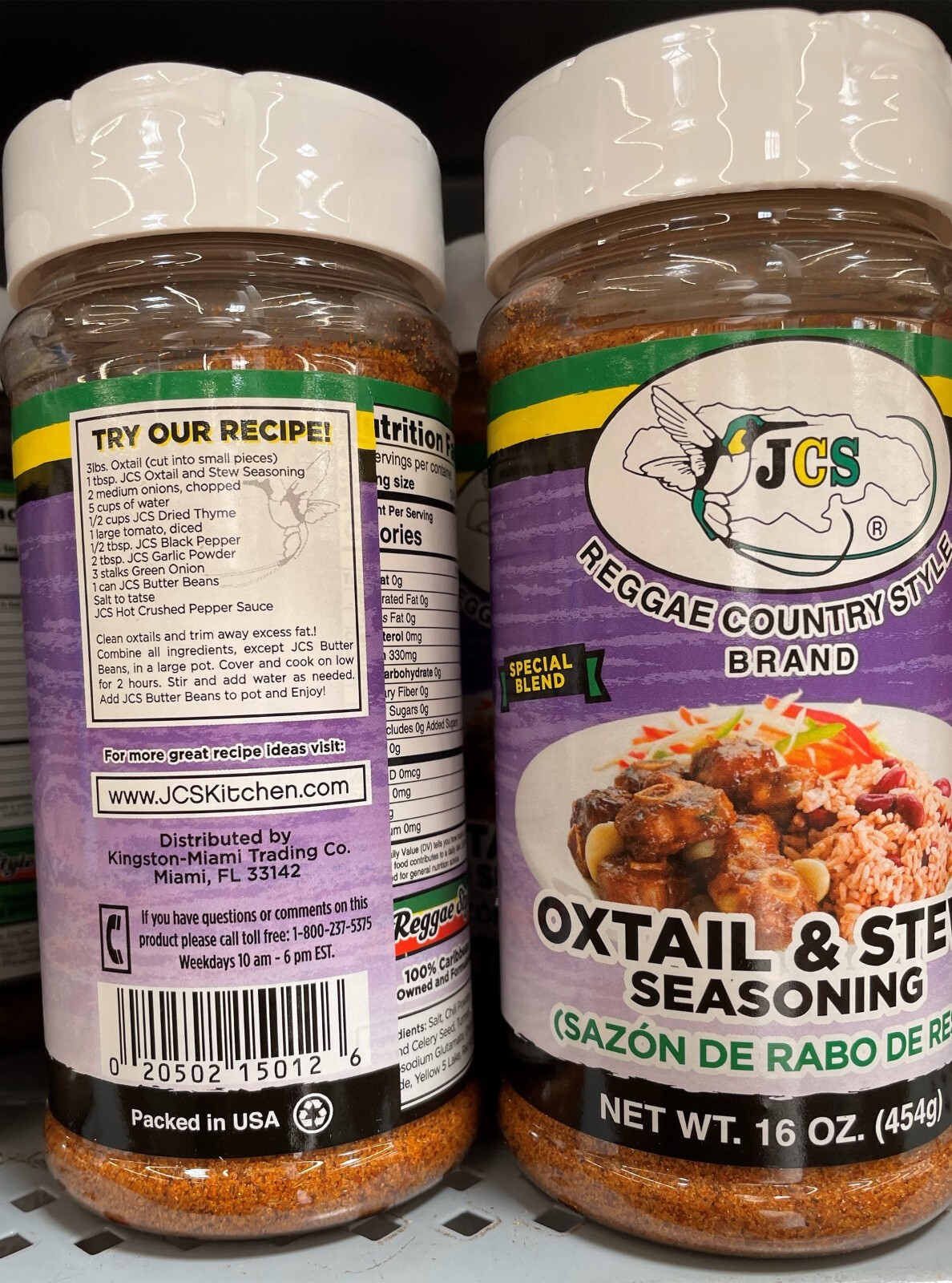 5-Pack JCS Reggae Country Style Oxtail & Stew Seasoning, 16 oz Bottles