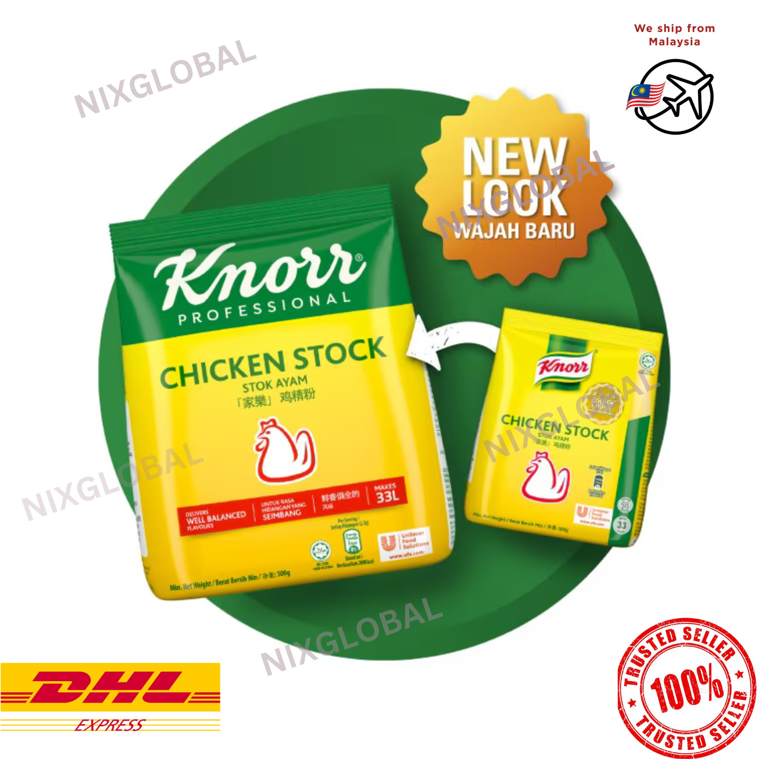 Knorr Chicken Stock Powder ORIGINAL 500gram BUY 1 FREE 1 + FREE SHIPPING