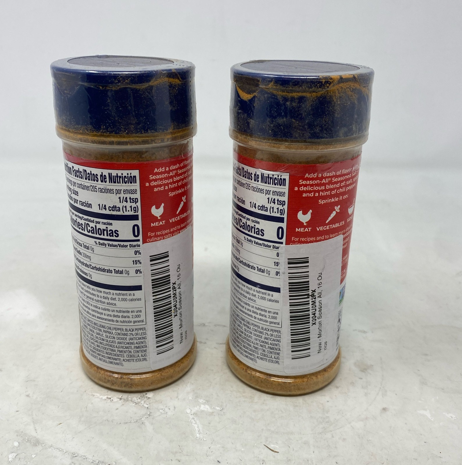 Morton Season-All Seasoned Salt, 8 oz Shakers 2-Pack – Original Blend