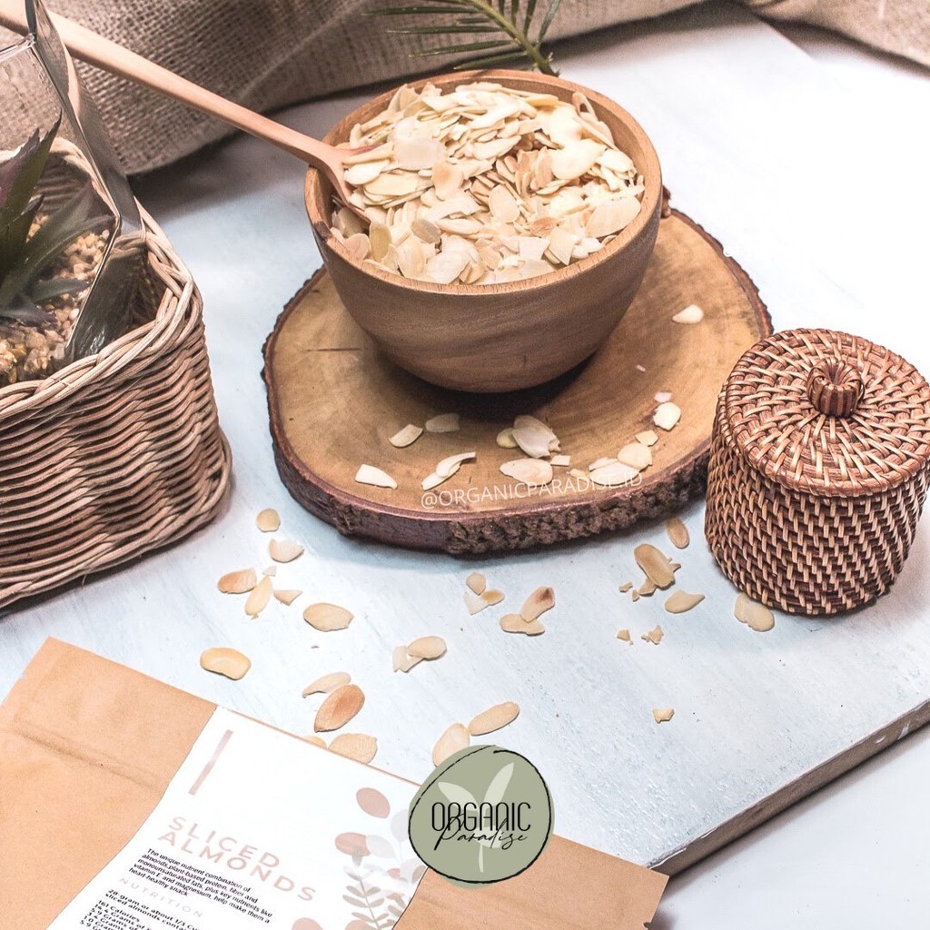 Roasted Almond Slices 500 Gram Baking Topping Nut Ingredient On The Go