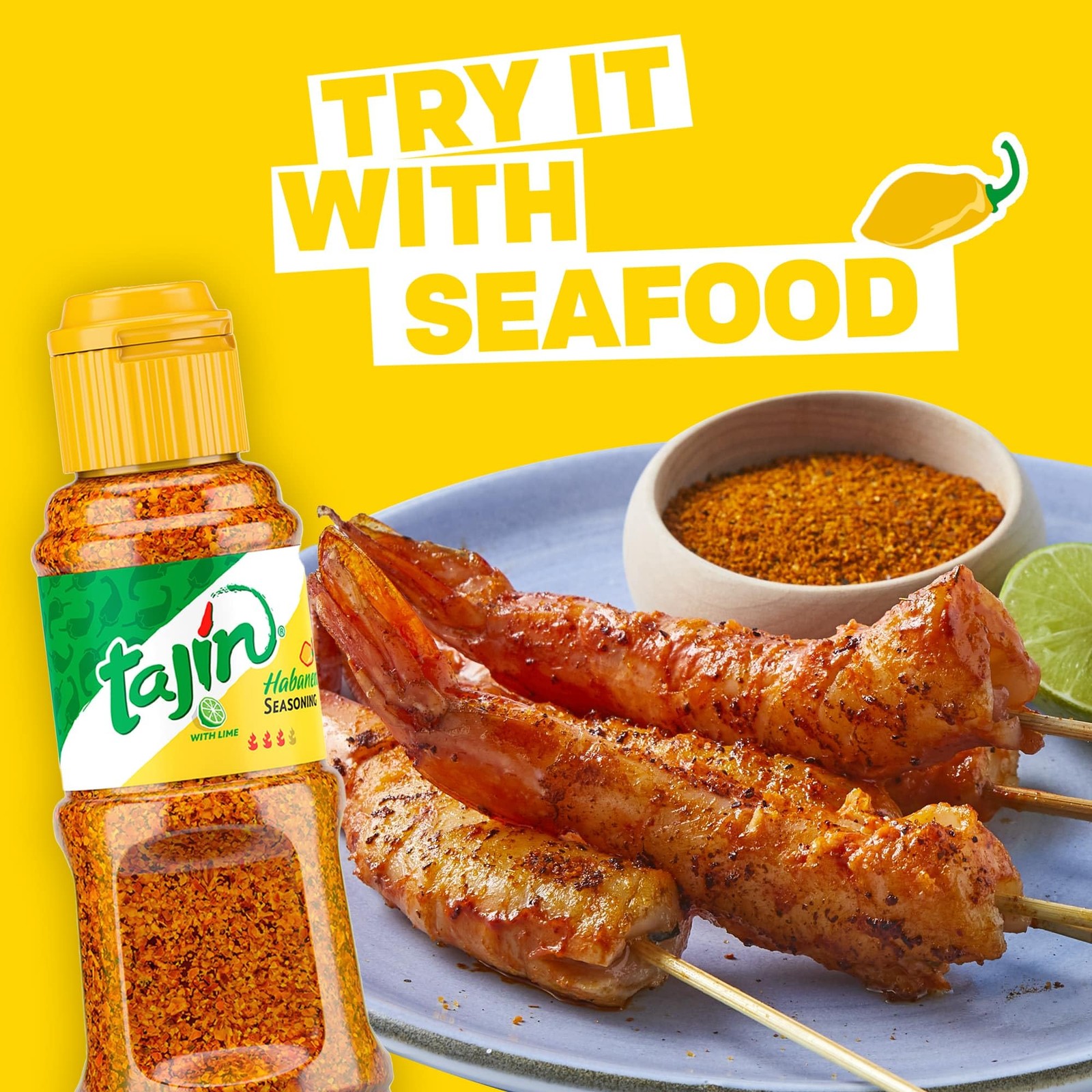 Tajin Habanero Seasoning, Spicy Mexican Spice for Seafood, BBQs, and Grilled …