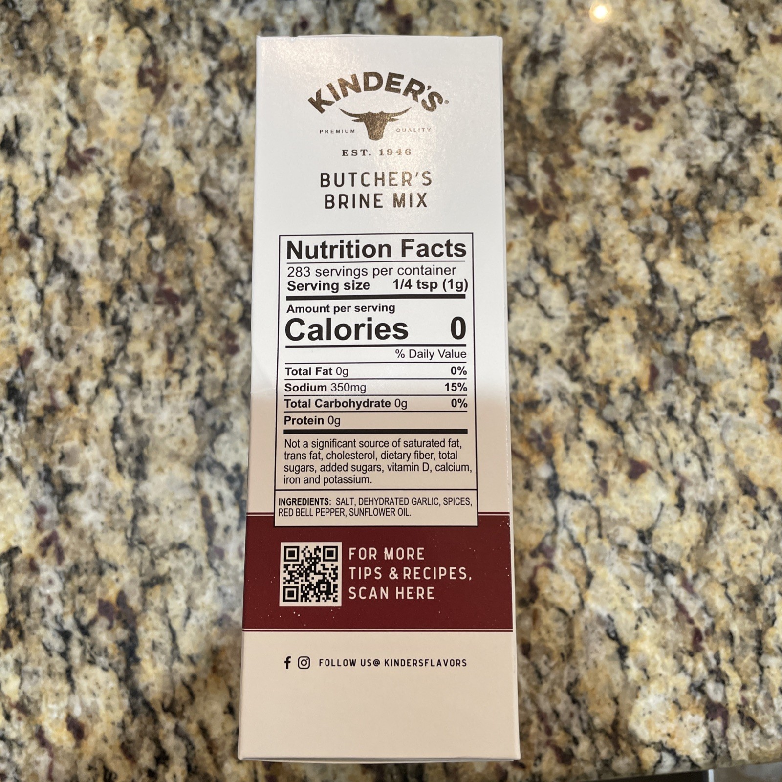 2- Boxes Kinder’s Butcher’s Turkey Brine Kit With Brine Mix & Bag – 11.25 Oz