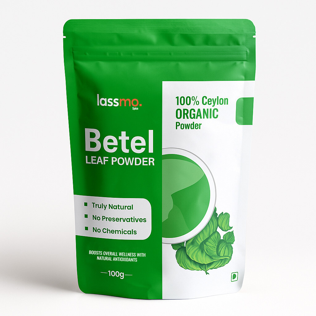 Ceylon Betel Leaf Paan Powder Natural Dried Herbal Spice Ayurveda Cooking Blend