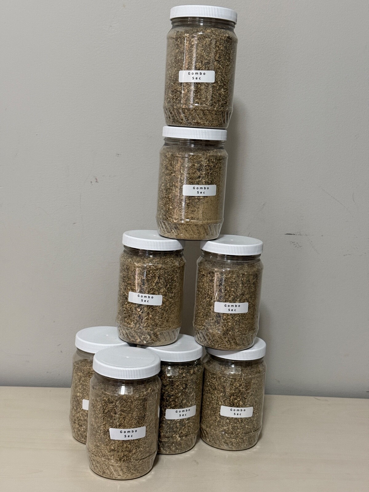 dry okra jumble for Africa sauce