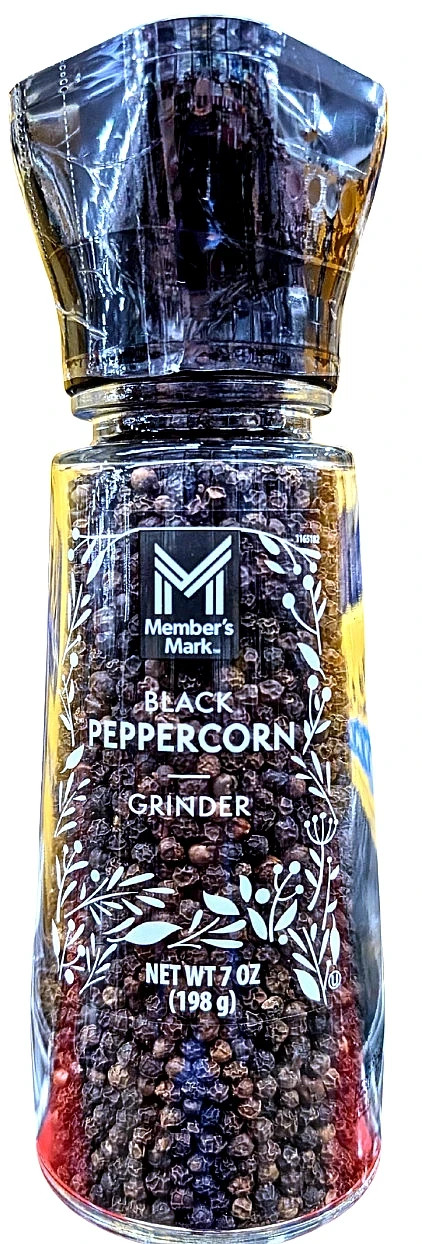 Member’s Mark Black Peppercorn Grinder 7 Oz