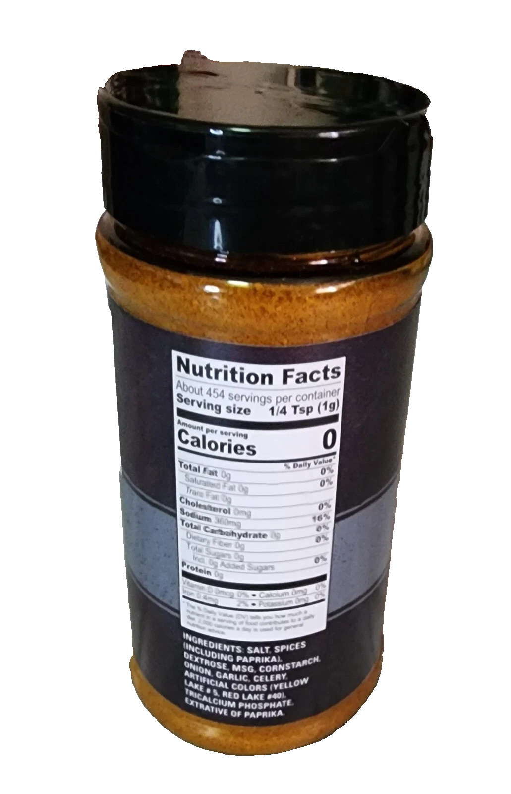 (Pack of 1) Seasoning Salt, 16 oz by Supreme Tradition 04/23/2028 Free Ship