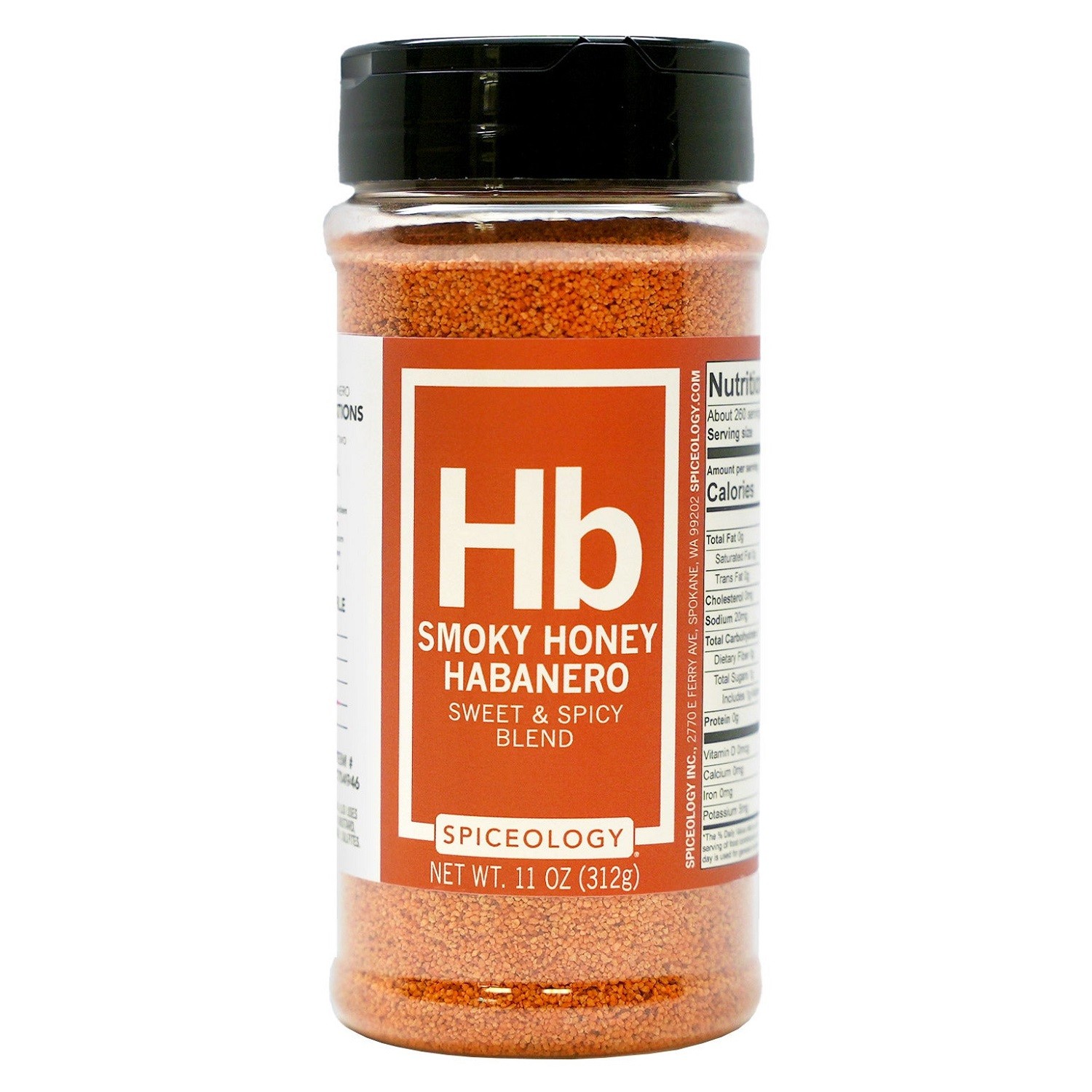 Spiceology Smoky Honey Habanero All Purpose Rub, 11 Ounce