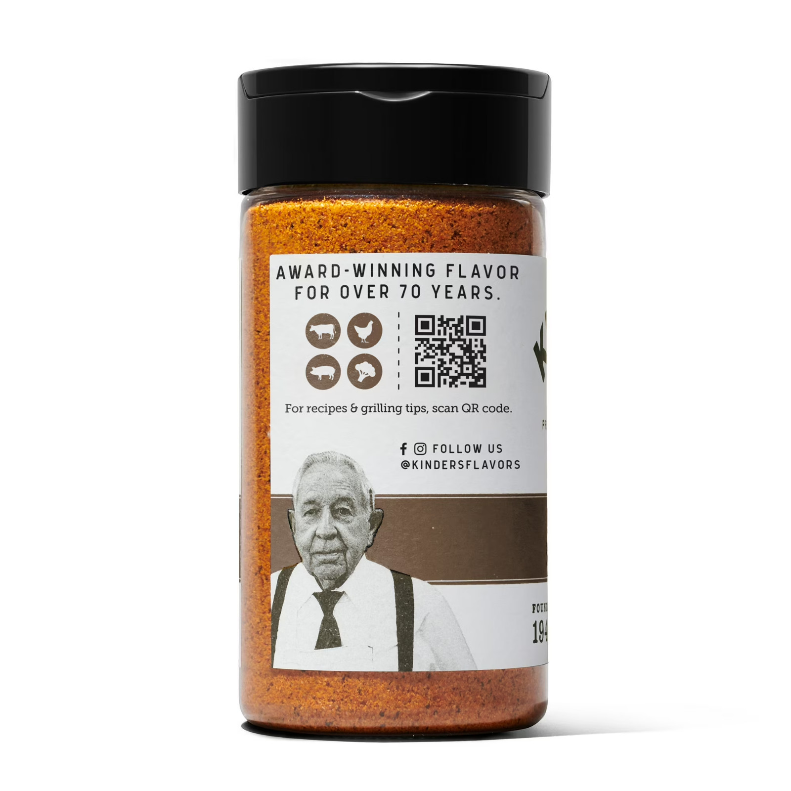 Kinder’s Woodfired Garlic Seasoning with Hardwood Smoked Flavors, 6 oz