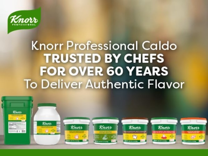 Knorr Professional Chicken Bouillon – 7.9 lb Jar for Latino Flavor Excellence