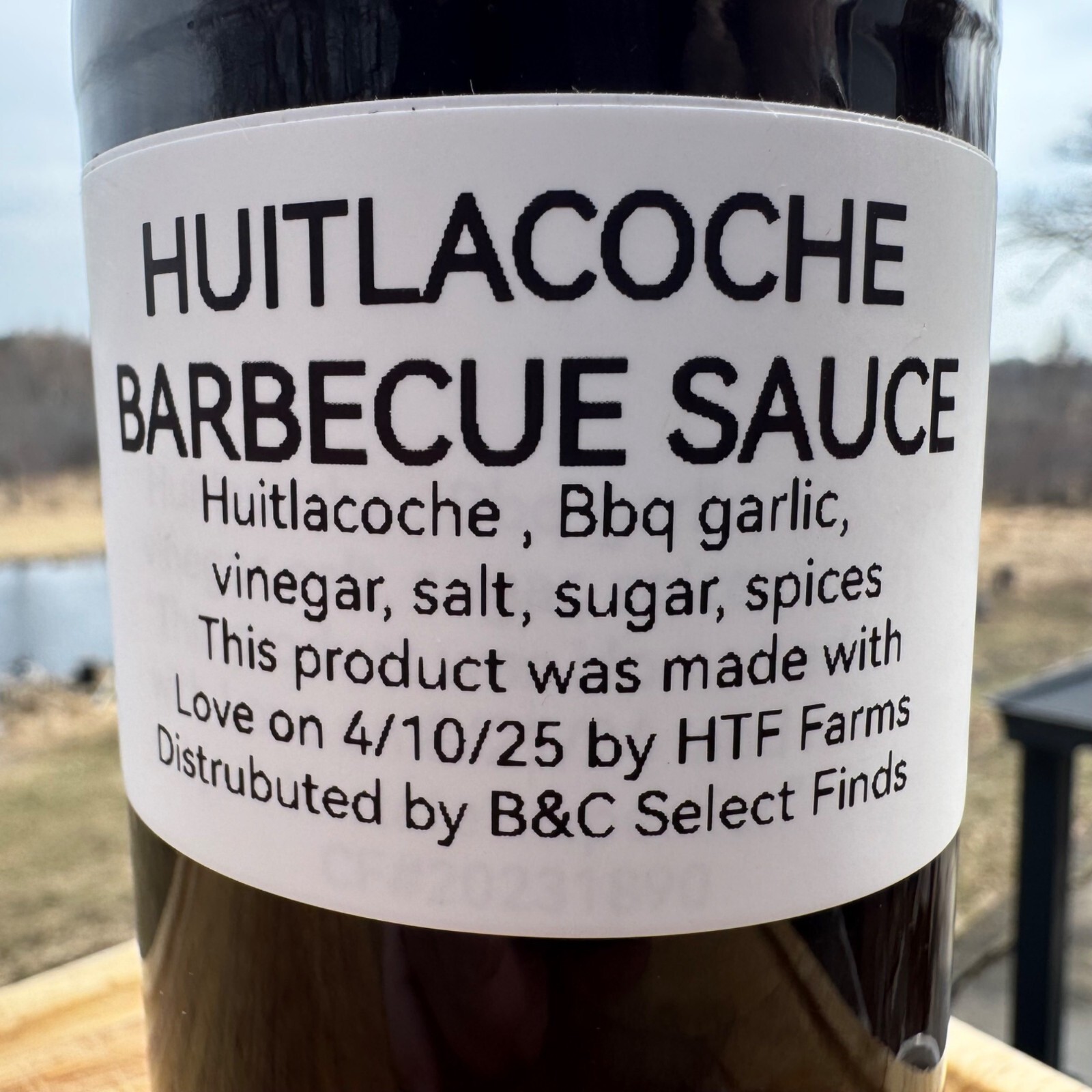 Huitlacoche Barbecue Sauce Chef Made & Curated Gourmet Corn Smut BBQ