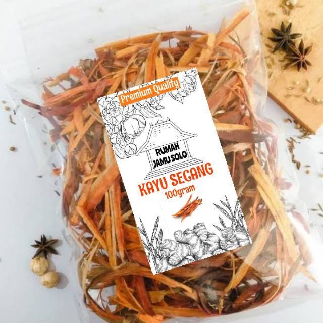 Dried Sappanwood Kayu Secang 100g Natural Drink Spice Indonesian Herb