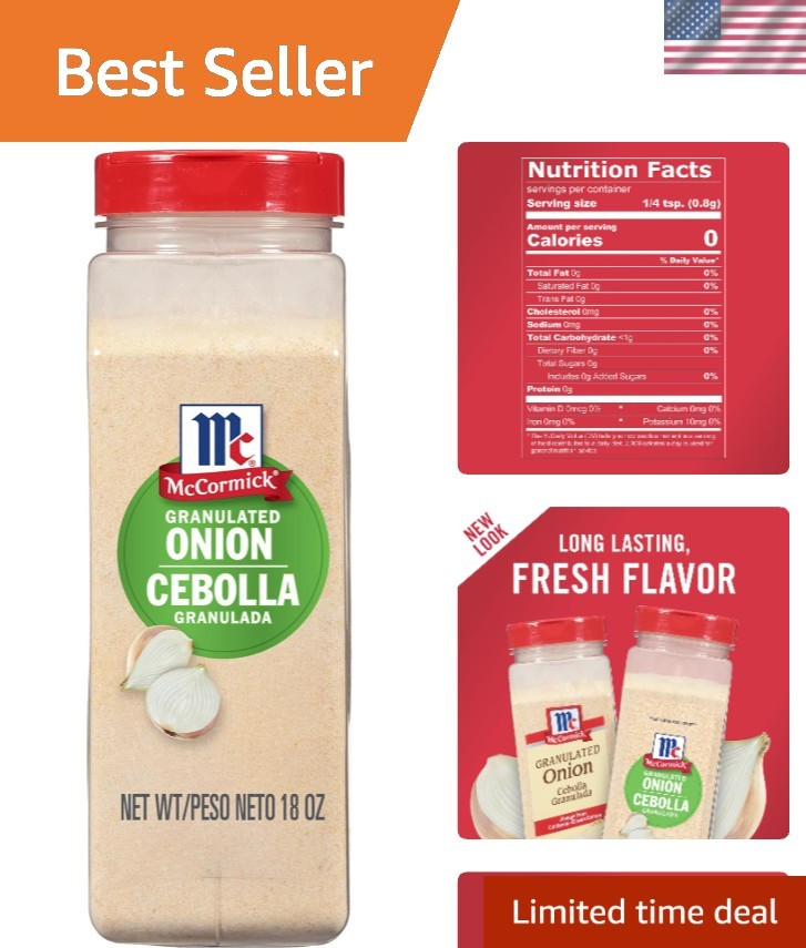 Granulated Onion, From Whole, White Onions, For Bringing Consistent Flavor to…