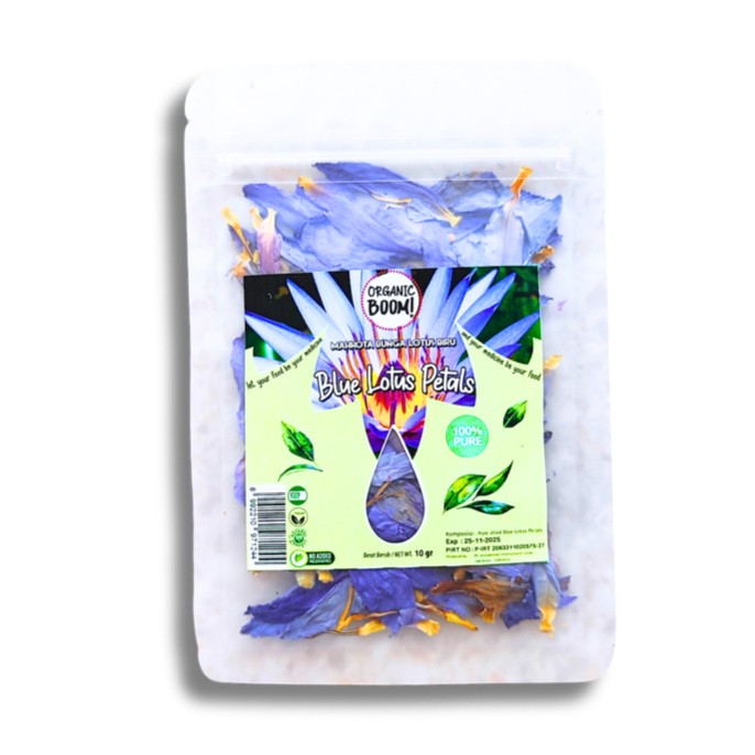 Blue Lotus Petals Dried Herbal Tea 10g loose flower mindful cooking organic