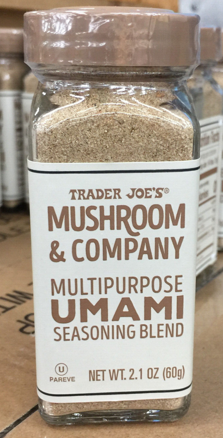 Trader Joe’s Multipurpose Umami Mushroom & Company Seasoning Blend 2.1 oz, (60g)