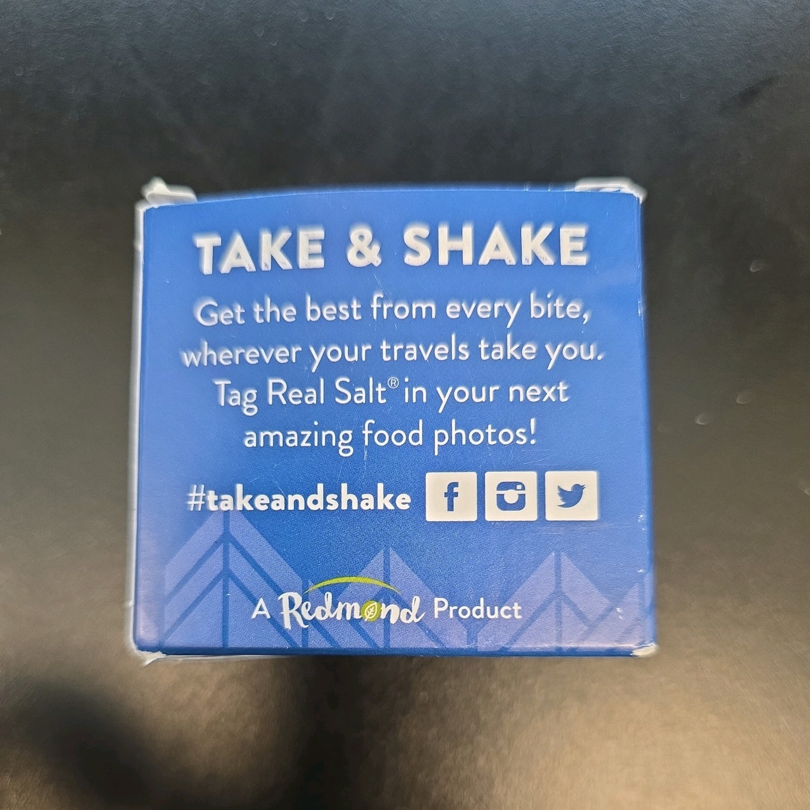 Redmond Real Ancient Fine Sea Salt. NEW SEALED. Set of 6 Pocket Shakers.