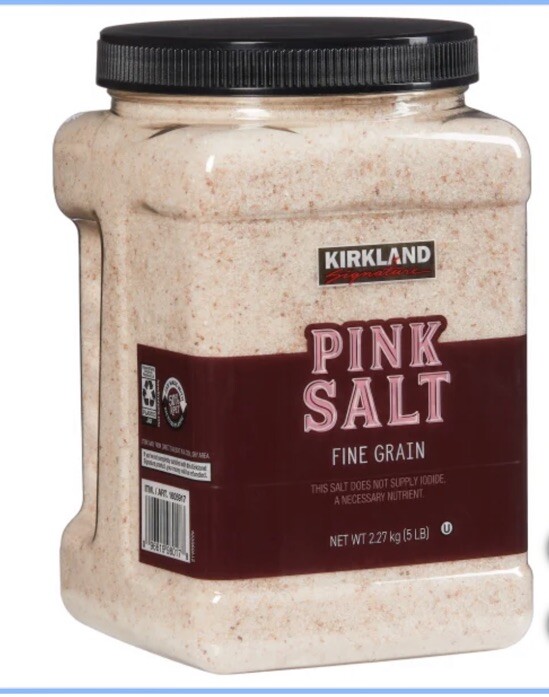 Kirkland Signature, Pink Salt, Fine Grain, 5 lbs