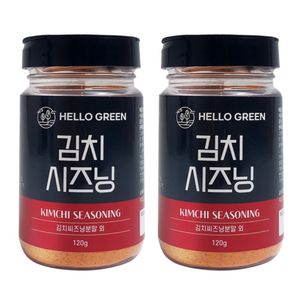 [2 Pack] Hello Green Korean Kimchi Seasoning Powder 120g Spice Flavor Sprinkle