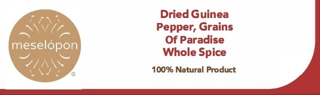 Guinea Pepper, Dried Grains Of Paradise Whole Spice Melegueta Peppercorns