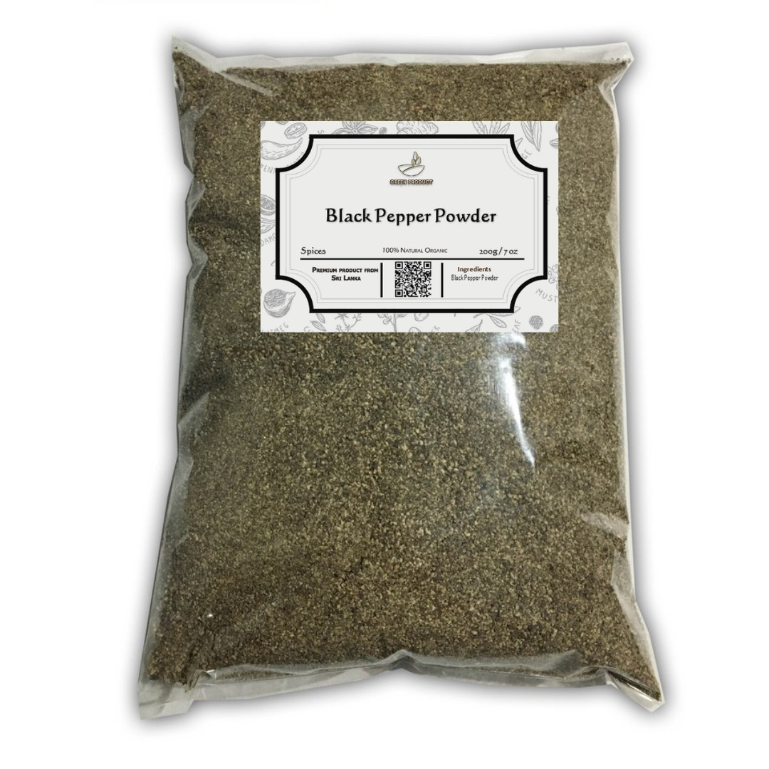 Black Pepper Powder | 100% Pure Natural Organic Peppercorns | Premium Spices