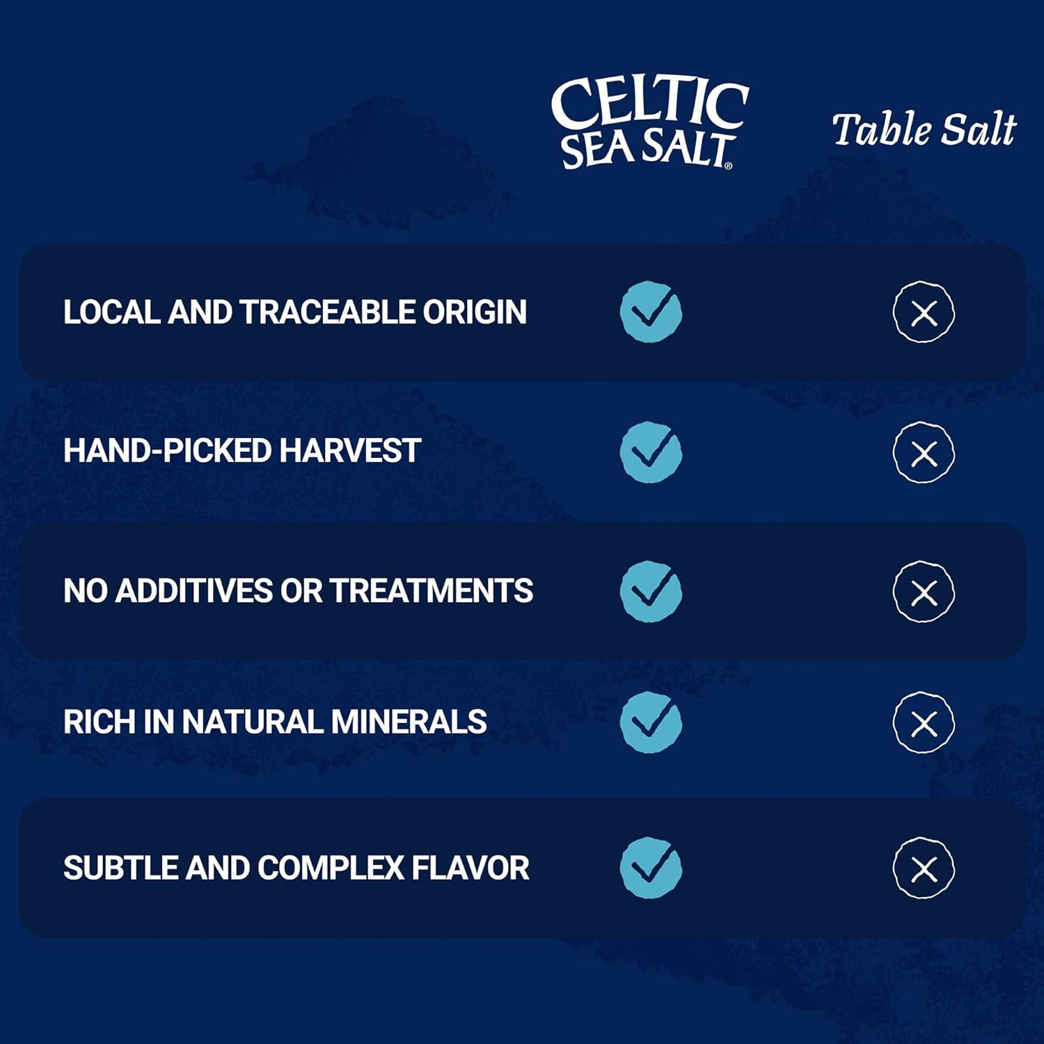 Celtic Sea Salt Fine Ground – Natural Mineral Salt, Sustainably Harvested, GMP C