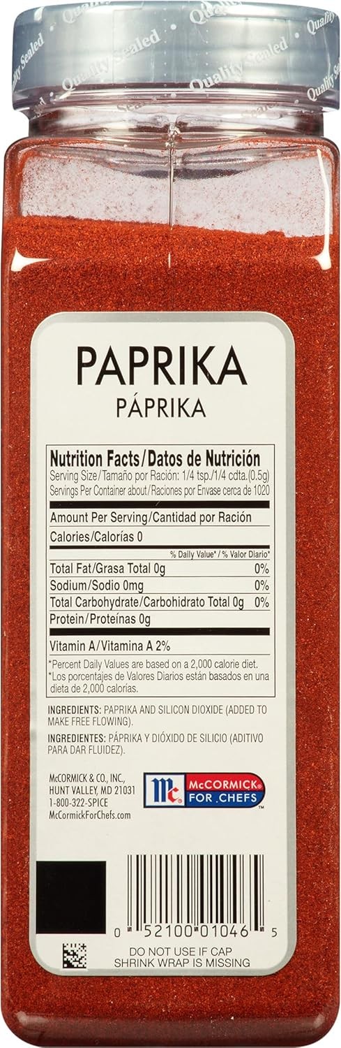 McCormick Culinary Paprika, 18 oz – One 18 Ounce 18 (Pack of 1)