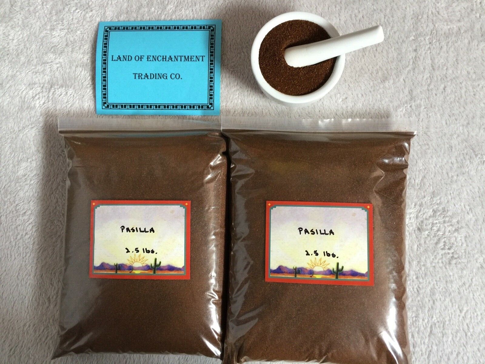 NMCHILEGIRL PASILLA CHILE POWDER 5 LB. Fresh! USA SELLER FREE SHIPPING!