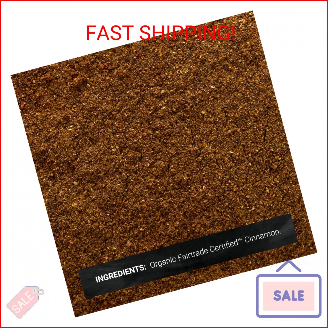Frontier Co-op Organic Ceylon Cinnamon, Ground, Fairtrade Certified, 16 Oz, Bulk