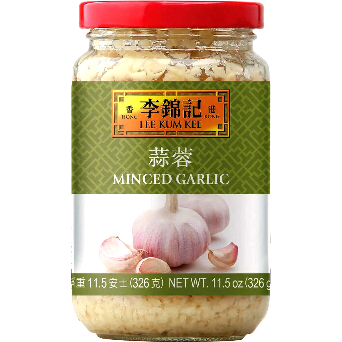 Lee Kum Kee Minced Garlic 11.5 oz ( Pack of 12 )~Exp 12/2025