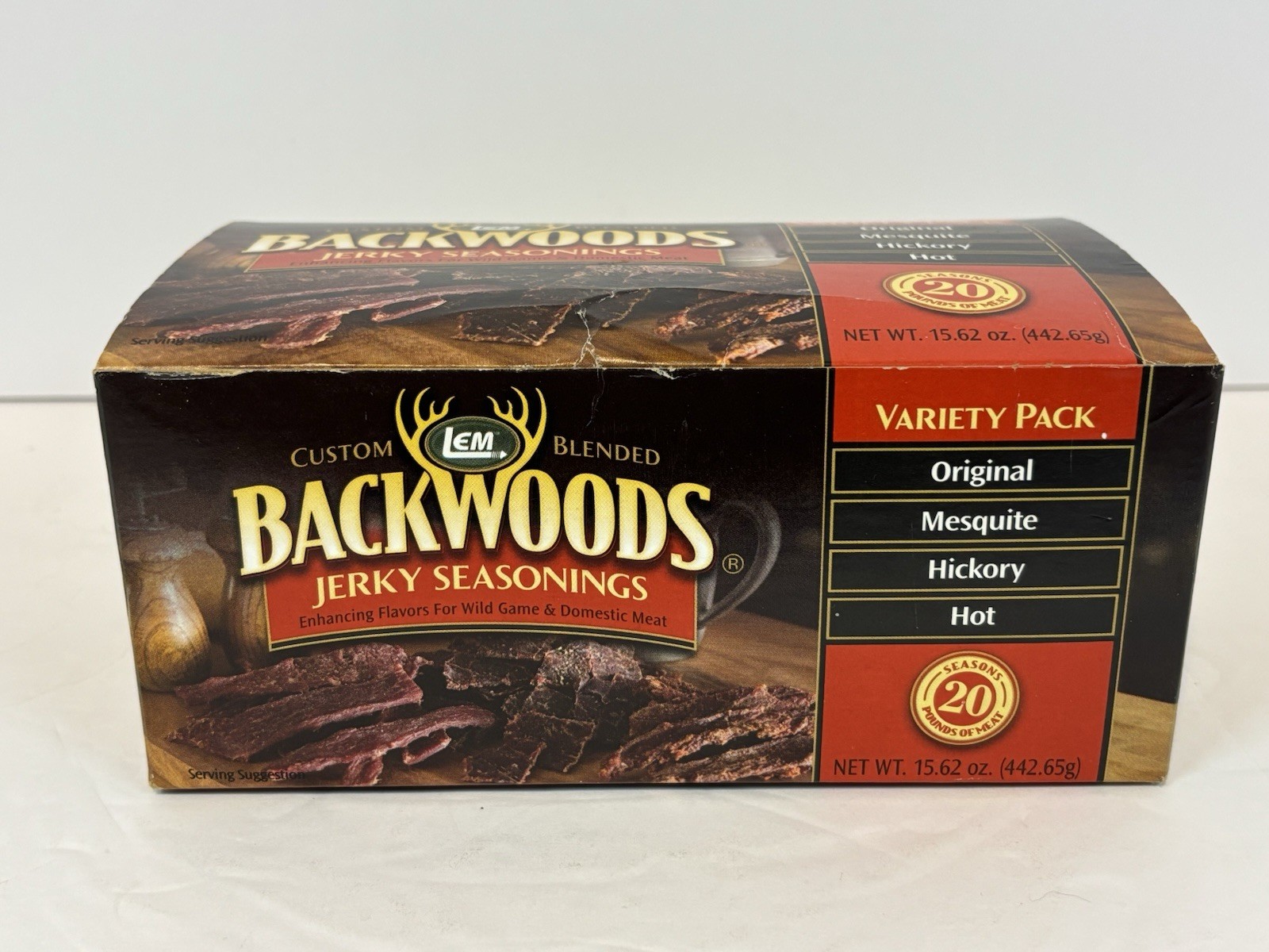 Products Backwoods Jerky Seasoning Variety Pack and Cabella’s Teriyaki Jerky Kit