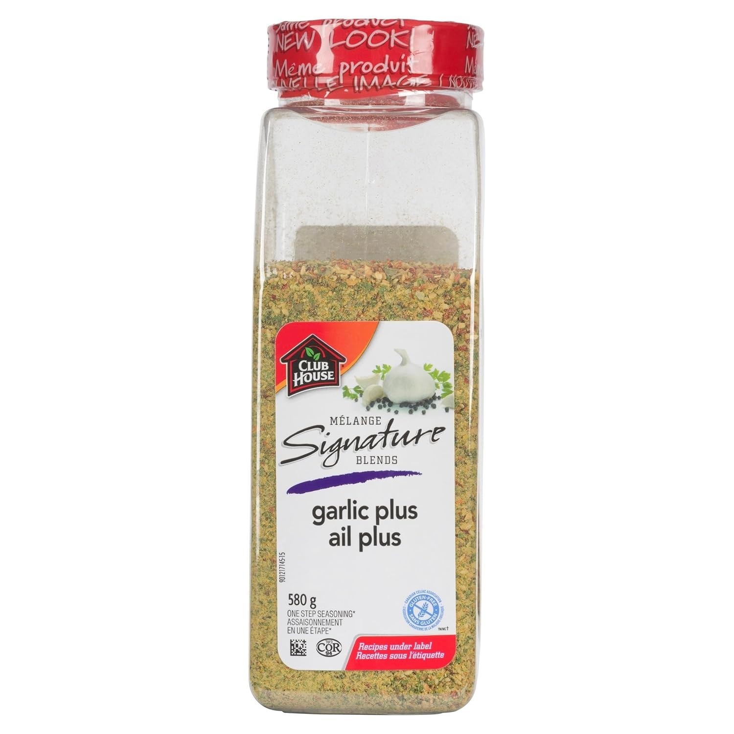 One Step Garlic Plus Seasoning – 580 Gram Jar with No Artificial Additives