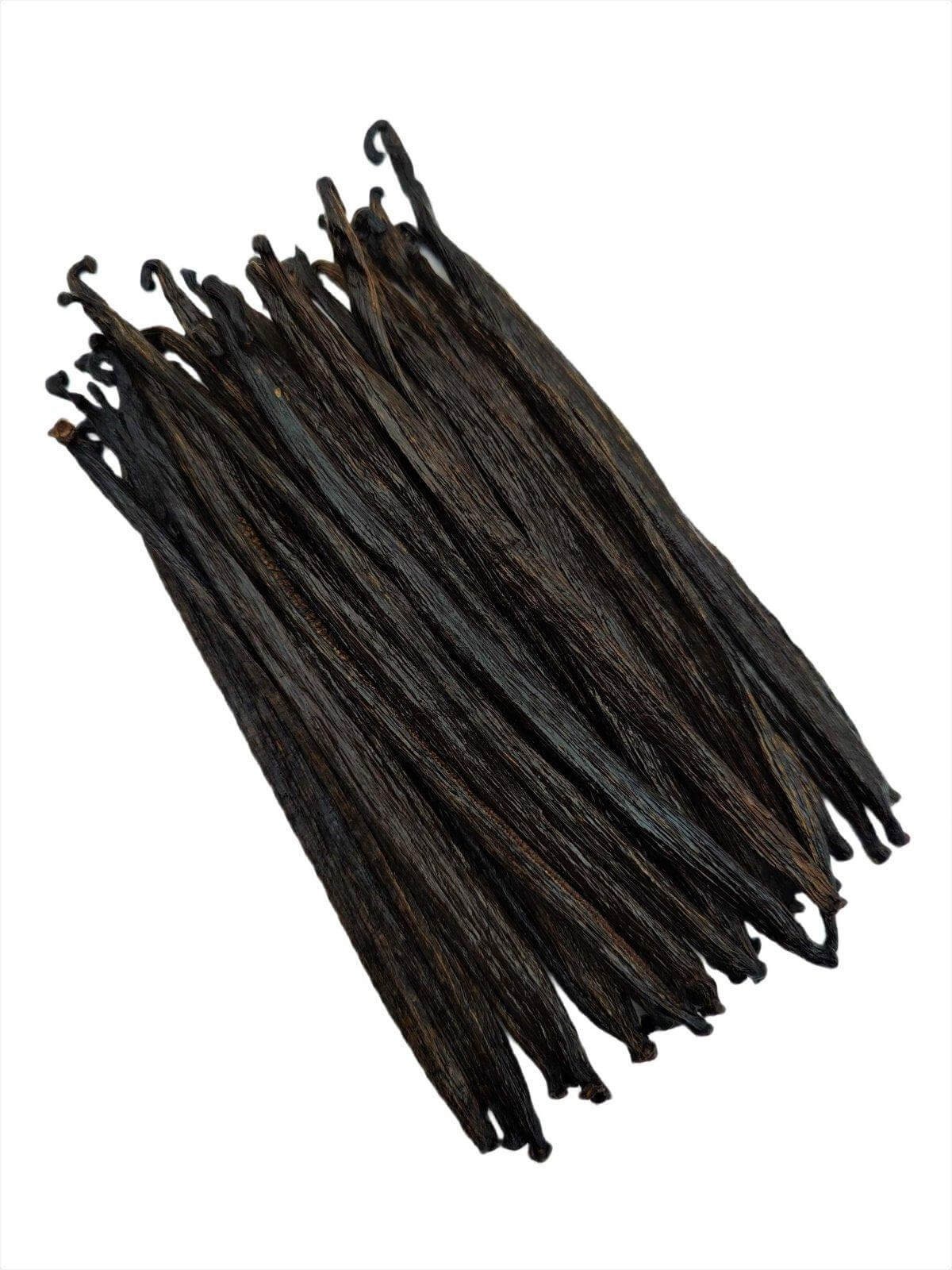 Grade B Tahitian Vanilla Beans 4–8″ Premium Extract Floral & Cherry – By Ounce