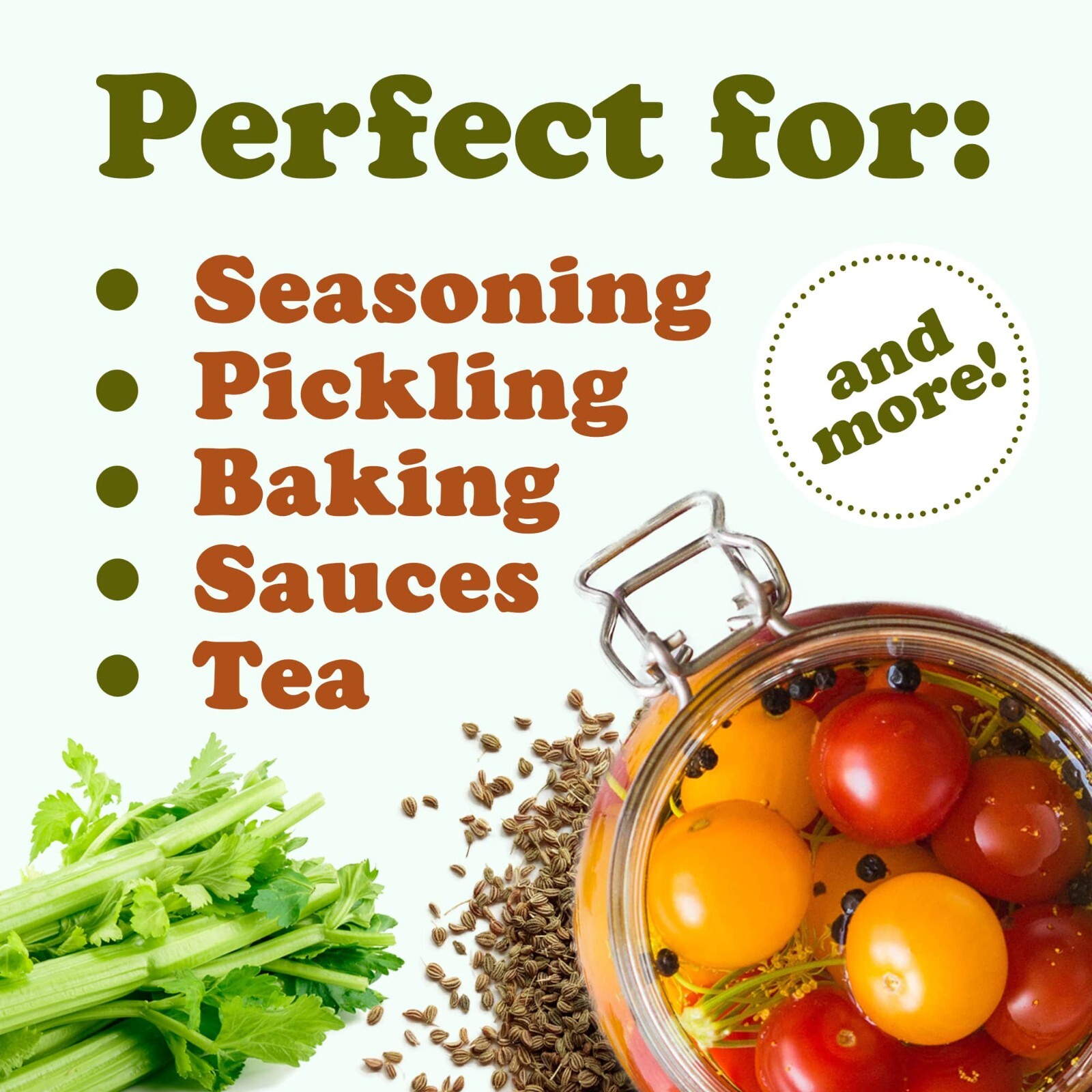 Celery Seeds — Kosher, Raw, Vegan — by Food to Live