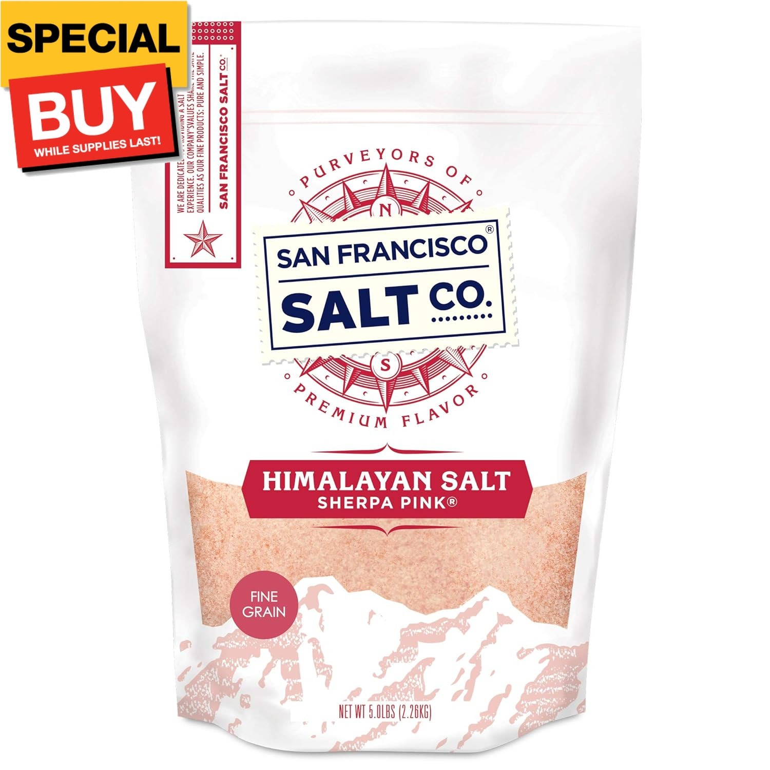 Himalayan Salt – 5 lbs. Fine Grain
