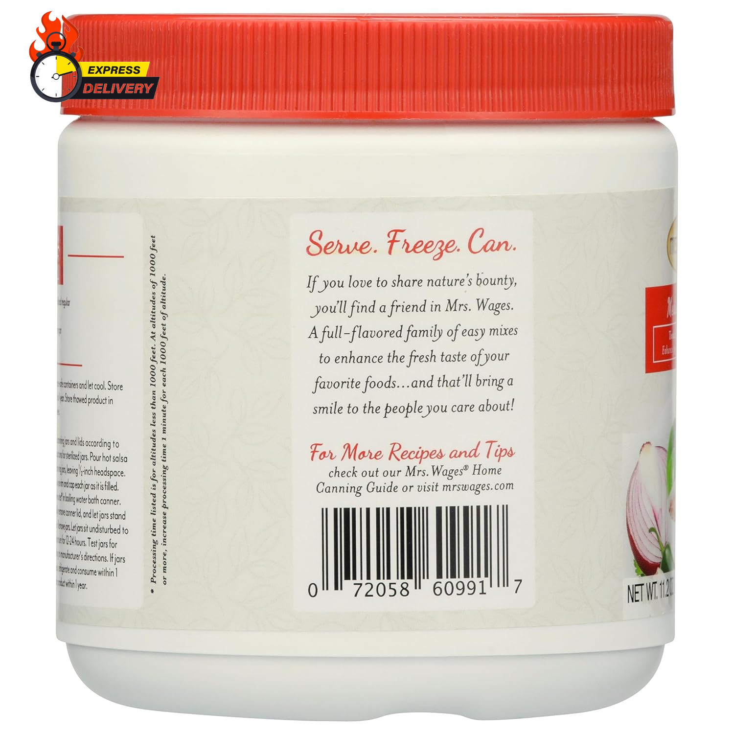 Medium Salsa Canning Mix, Quick and Easy, Simple-To-Use, Easy Storage, Long-Last