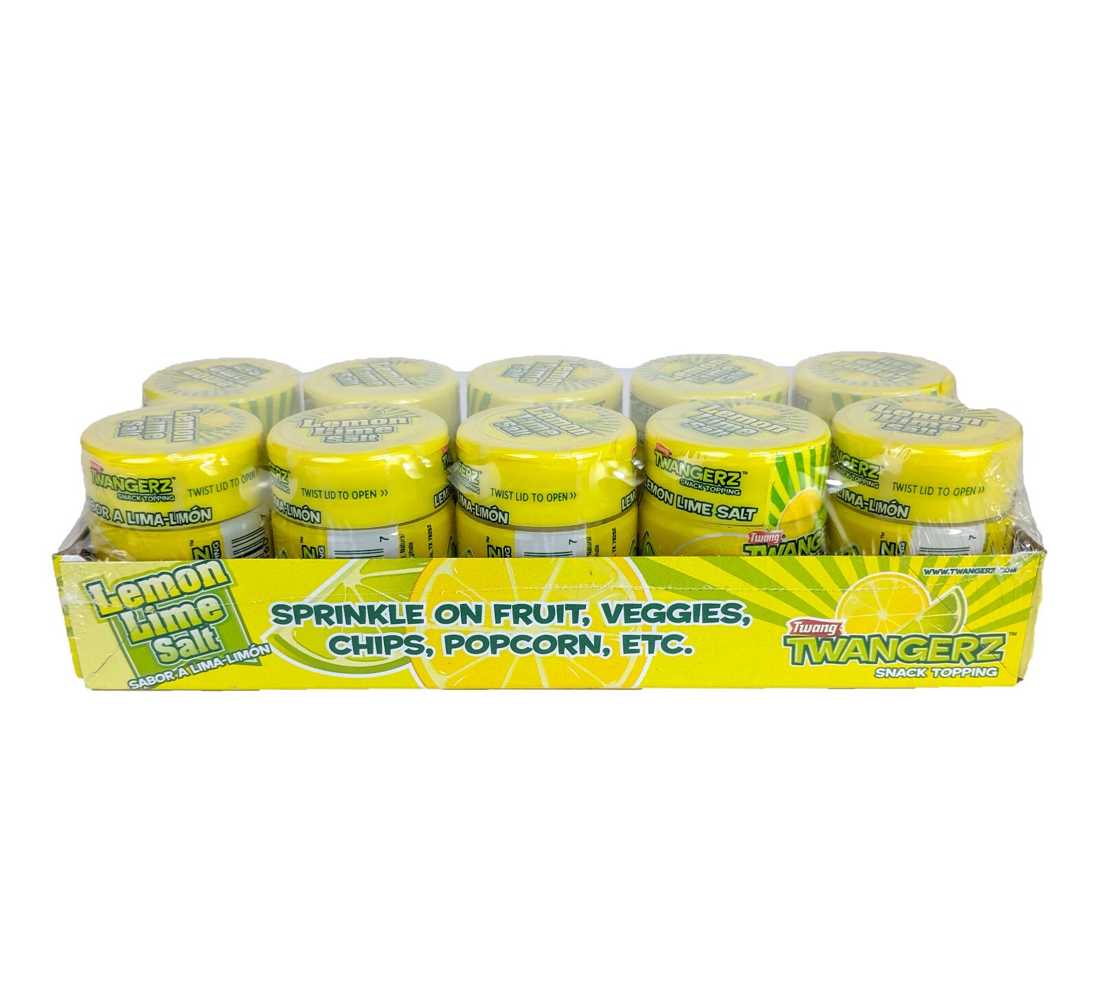 Twang Twangerz Snack Topping, Popcorn Salt, 1.15 OZ Shakers, Choose Your Flavor