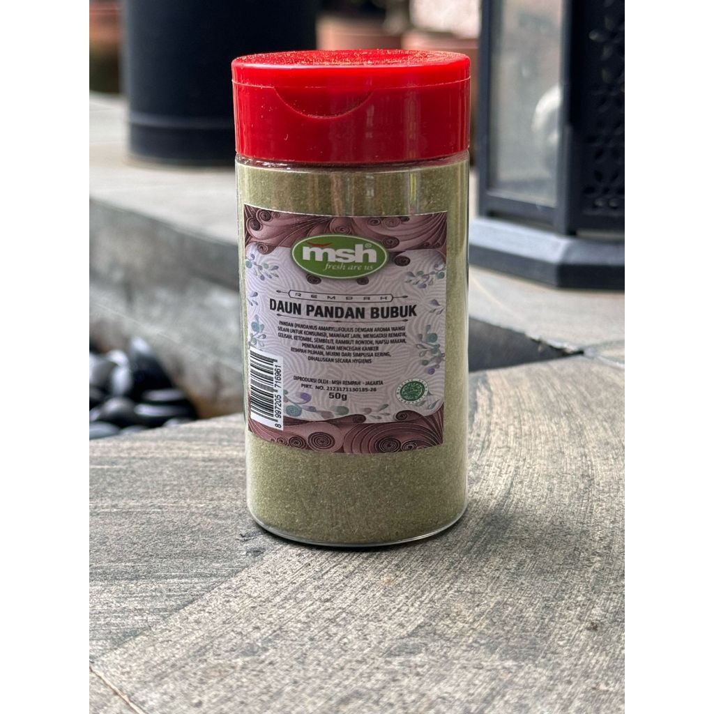 Pandan Leaf Powder 50g natural aroma for dessert and drinks