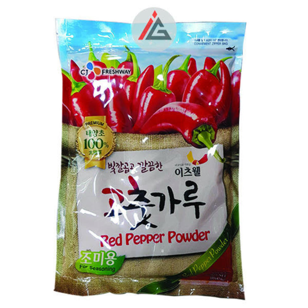 Hangochu – Gochugaru / Kimchi Pepper / Korean Red Pepper Powder (Fine) – 454 gm