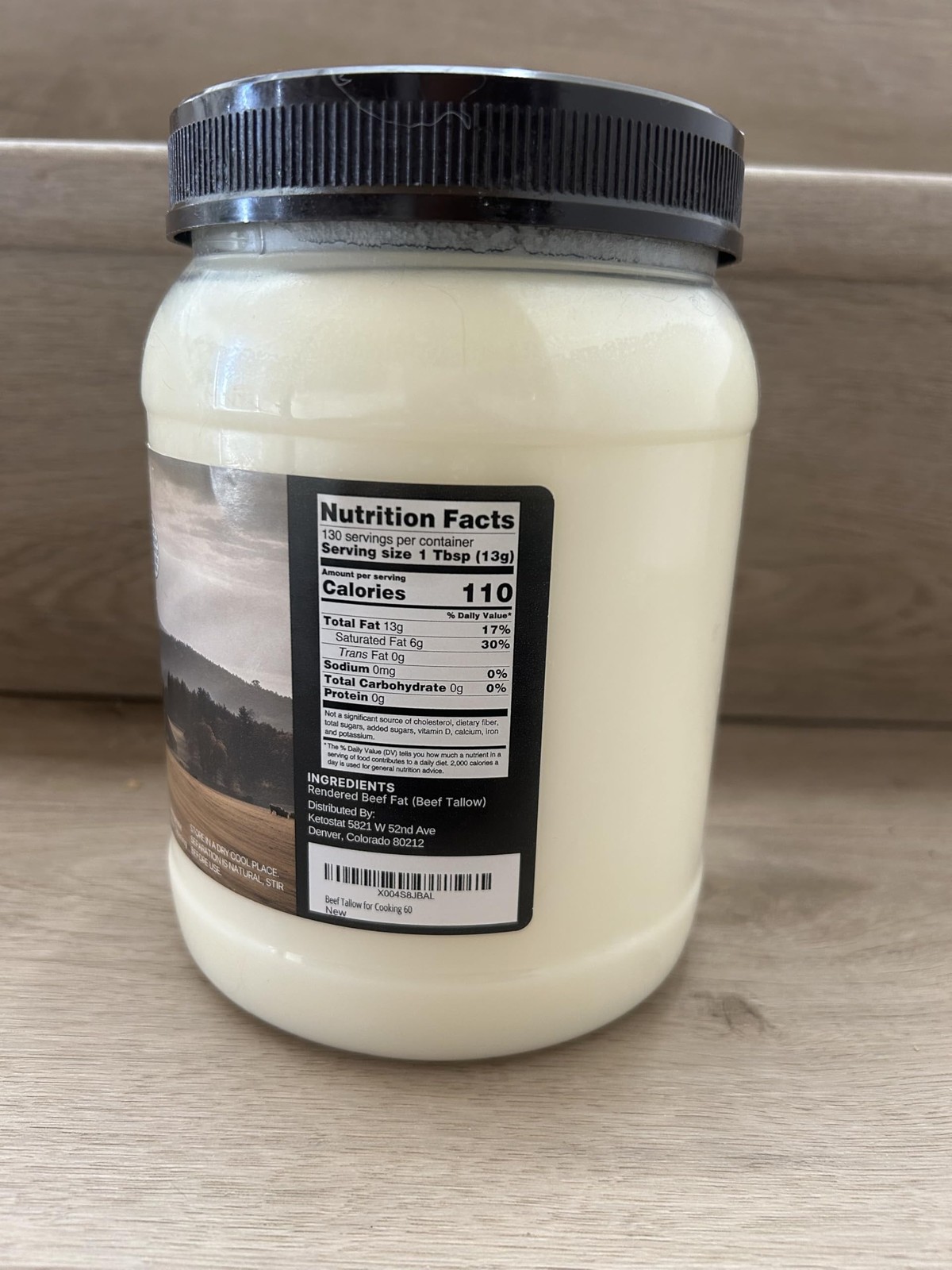 Beef Tallow 3.75 LB / 60 Oz For Cooking