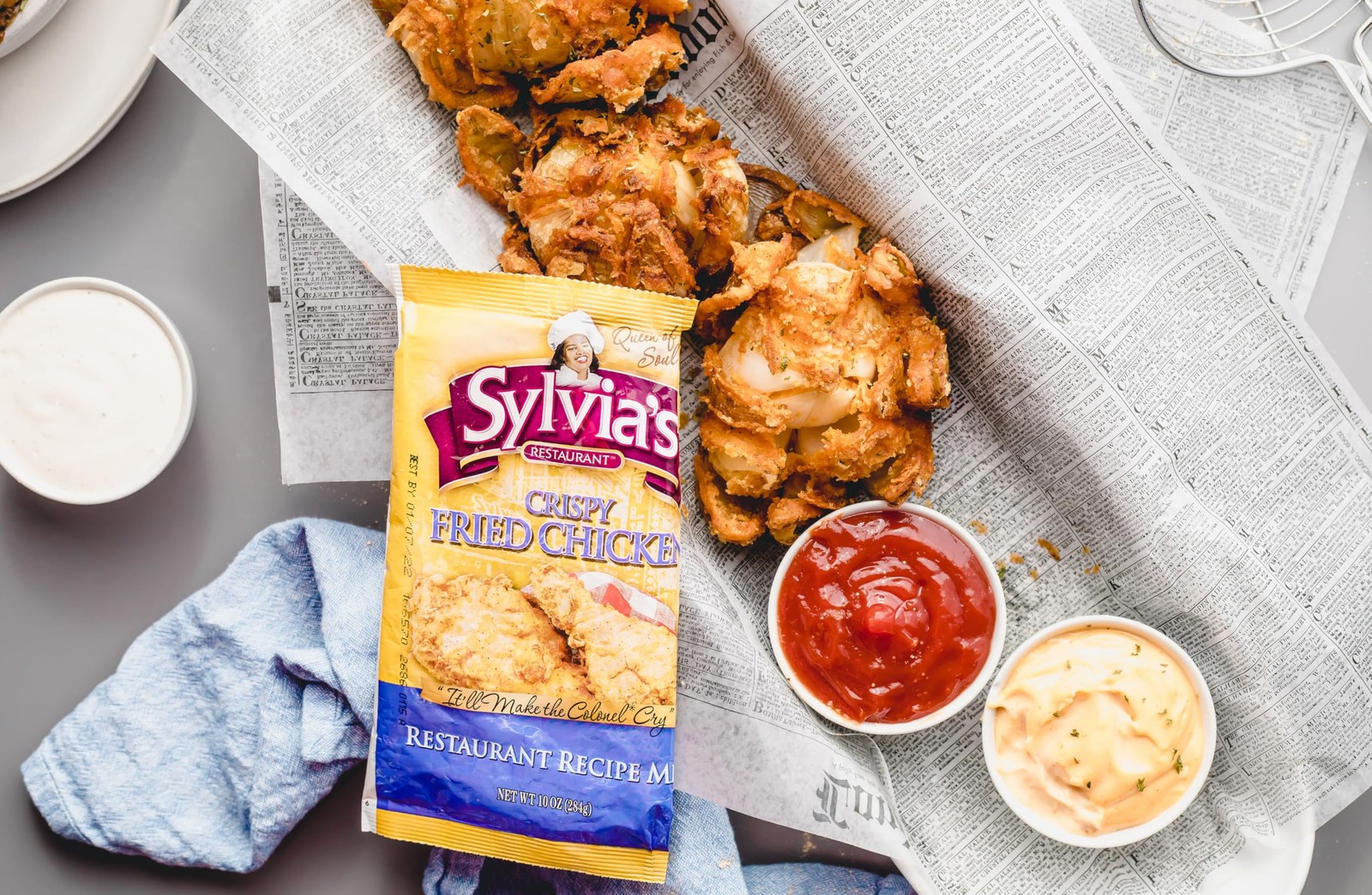 Sylvia’s Crispy Fried Chicken Mix, Seasoning Mix 10 Ounce (Pack of 1), …..