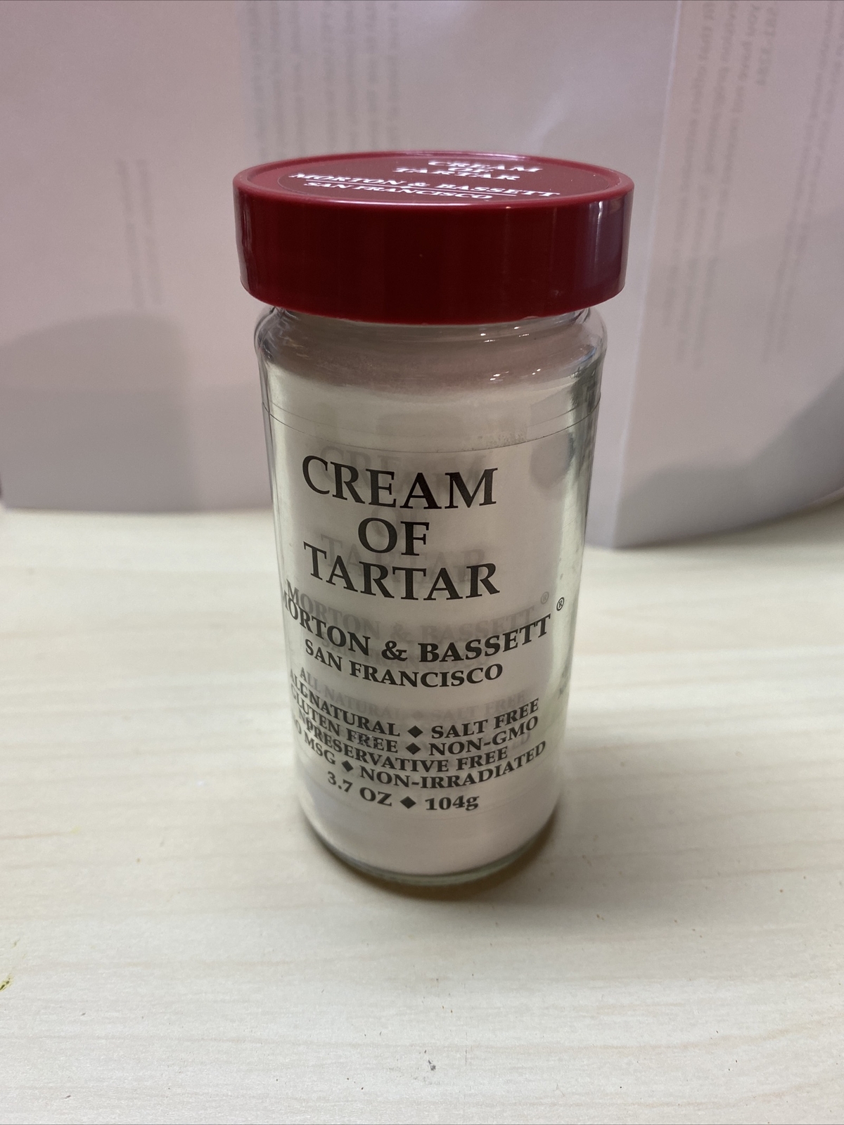 Cream of Tartar, 3.7 Ounce Bottle Morton & Bassett
