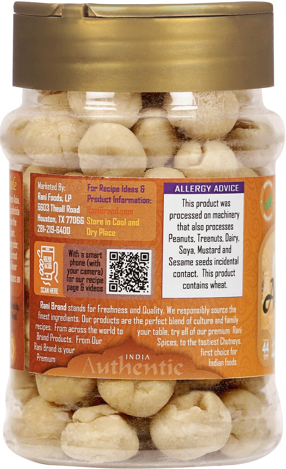 Rani Asafetida (Hing) Whole 3.75oz (106g) PET Jar