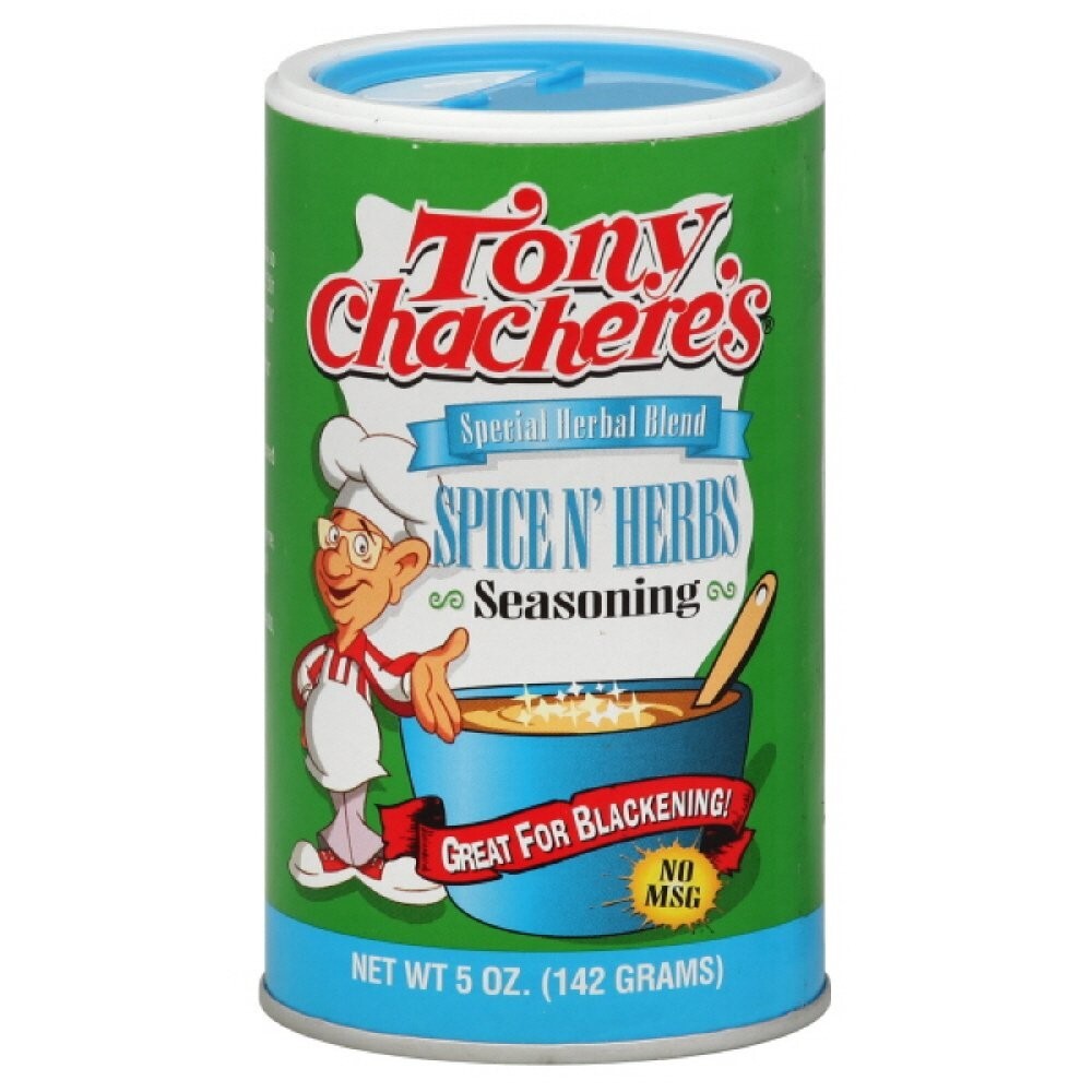 Tony Chachere’s Seasoning Spice & Herb, 5-Ounce (Pack of 6)